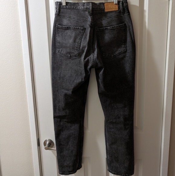 Citizens of Humanity Jolene Black Wash Denim Vintage Slim Leg Ankle Jeans - Picture 6 of 9